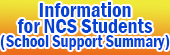 Education Support Provided for Non-Chinese Speaking (NCS) Student(s) School Support Summary